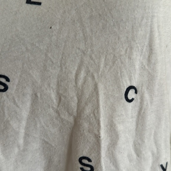 Soulcycle White Scattered Letters Logo Tank Top Small - Picture 2 of 8